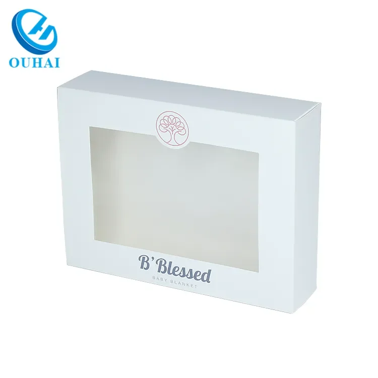 Custom black card paper packing cosmetic gift box with glossy gold stamp