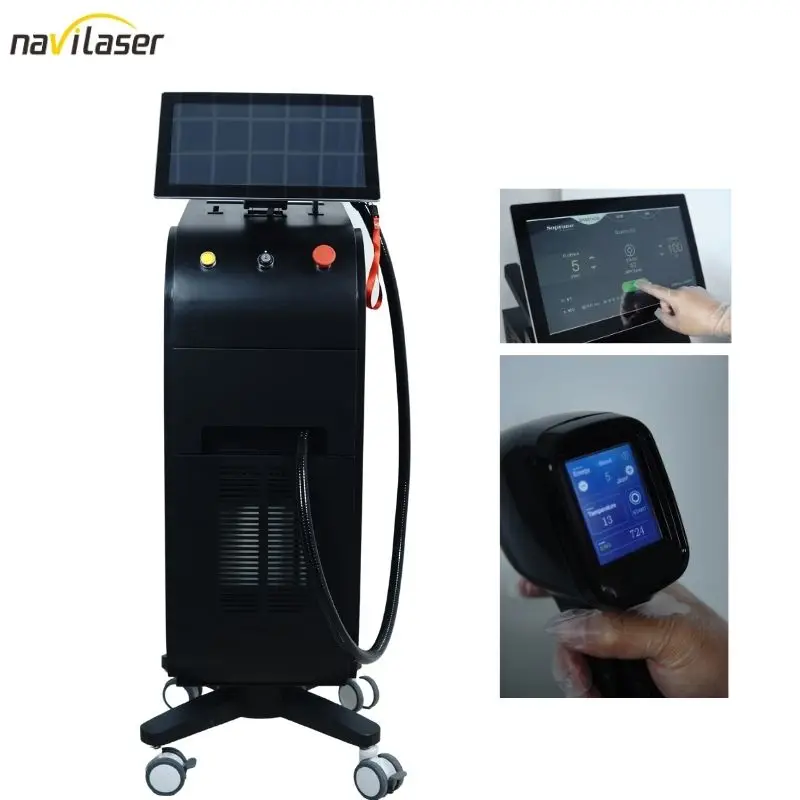 Professional high intensity black fast 808nm diode laser hair removal machine