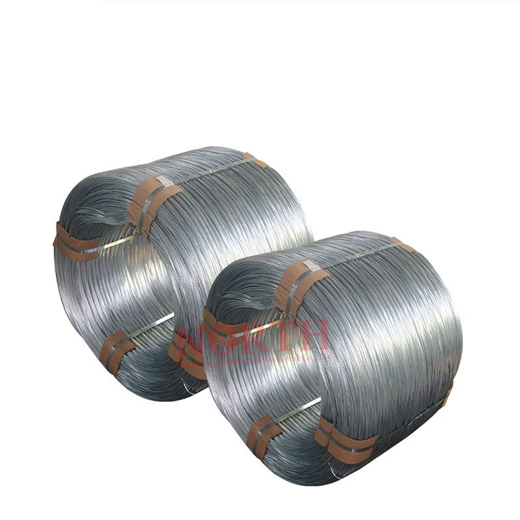 BWG 18 20 21 22 electro coil iron steel wire strand tie wire for dubai nylon coated binding carbon iron wire