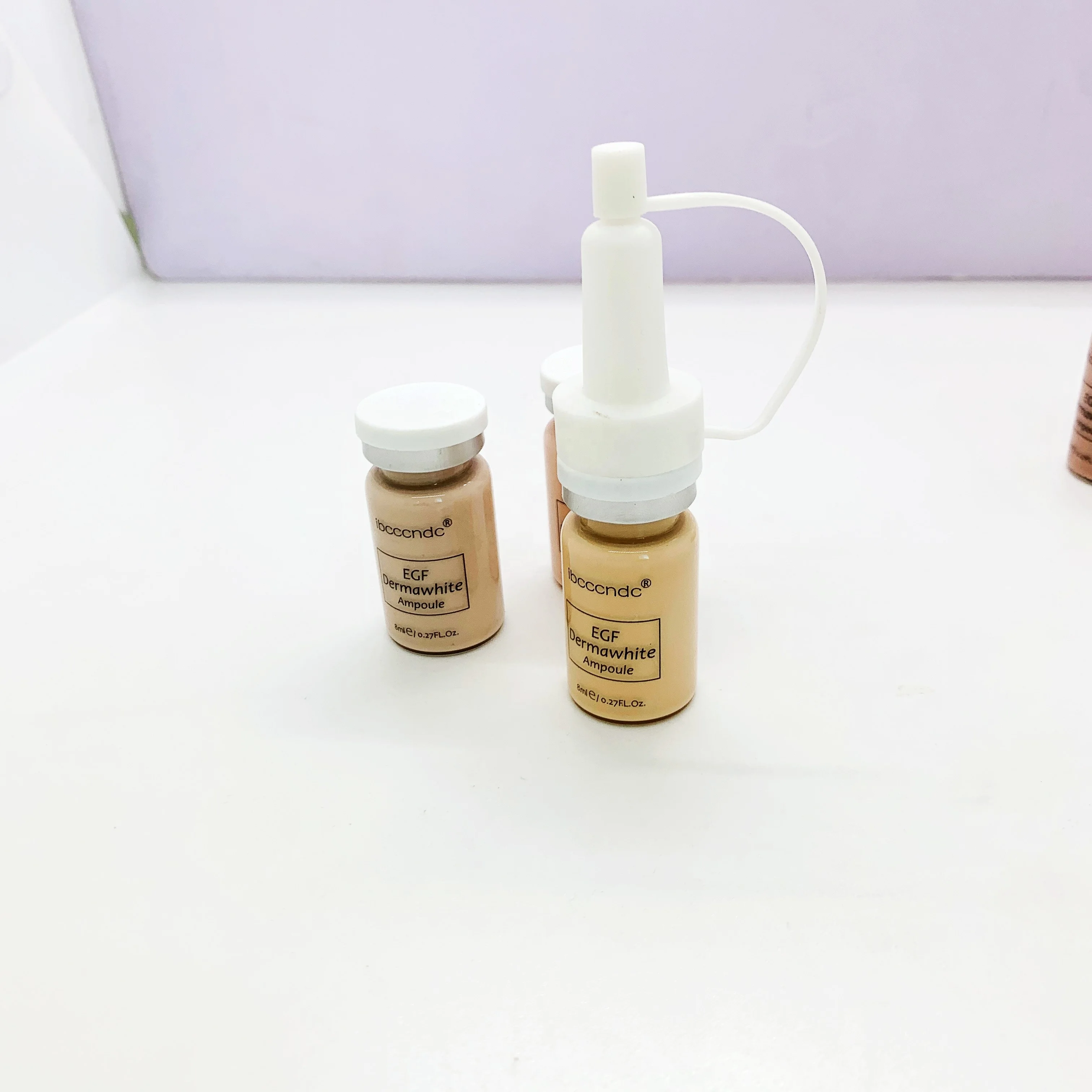 12pcs/box 8ml BB Cream Starter Kit hd Matte Perfecting Coverage Vegan Yellow Colour Foundation Cream and Face Serum