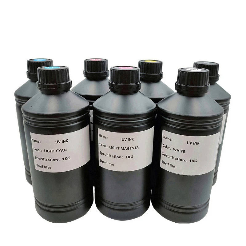 CCK High Quality Universal Hard LED UV Ink UV Inkjet Ink For Epson DX5 DX6 DX7 UV Flatbed Printer