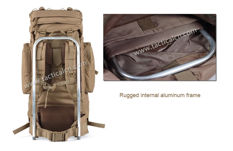 65-100L Large Bag Tactical Bags Camping Hiking Rucksack Mochila Tactical Travel Molle Men Outdoor Backpack
