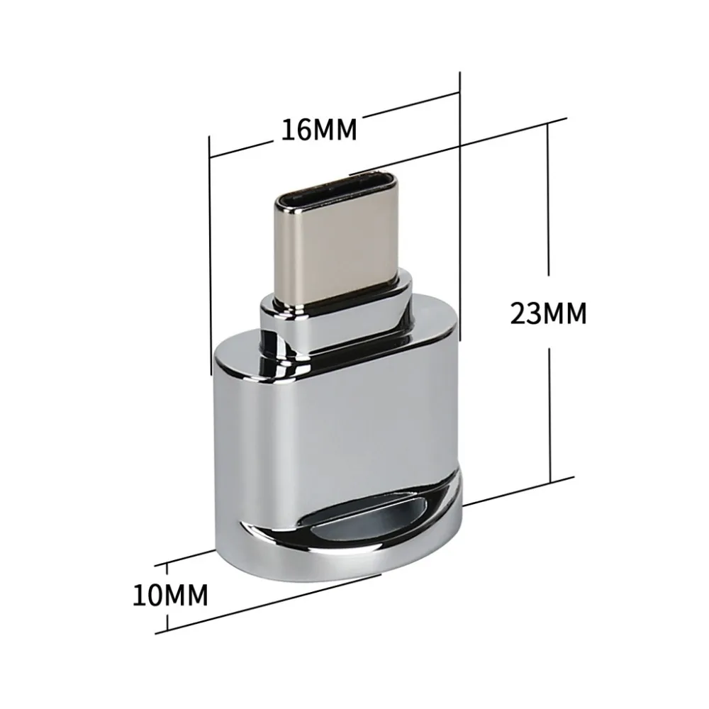  Корпус из цинкового сплава мини usb type c 3 0 USB OTG адаптер micro USB/SD/TF кард-ридер для Macbook мобильных телефонов чтения