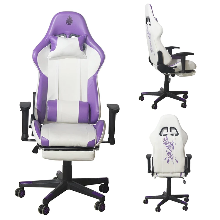 spine pink gaming chair gamer sillon reclinable relaxing swivel chair office furniture floor chair