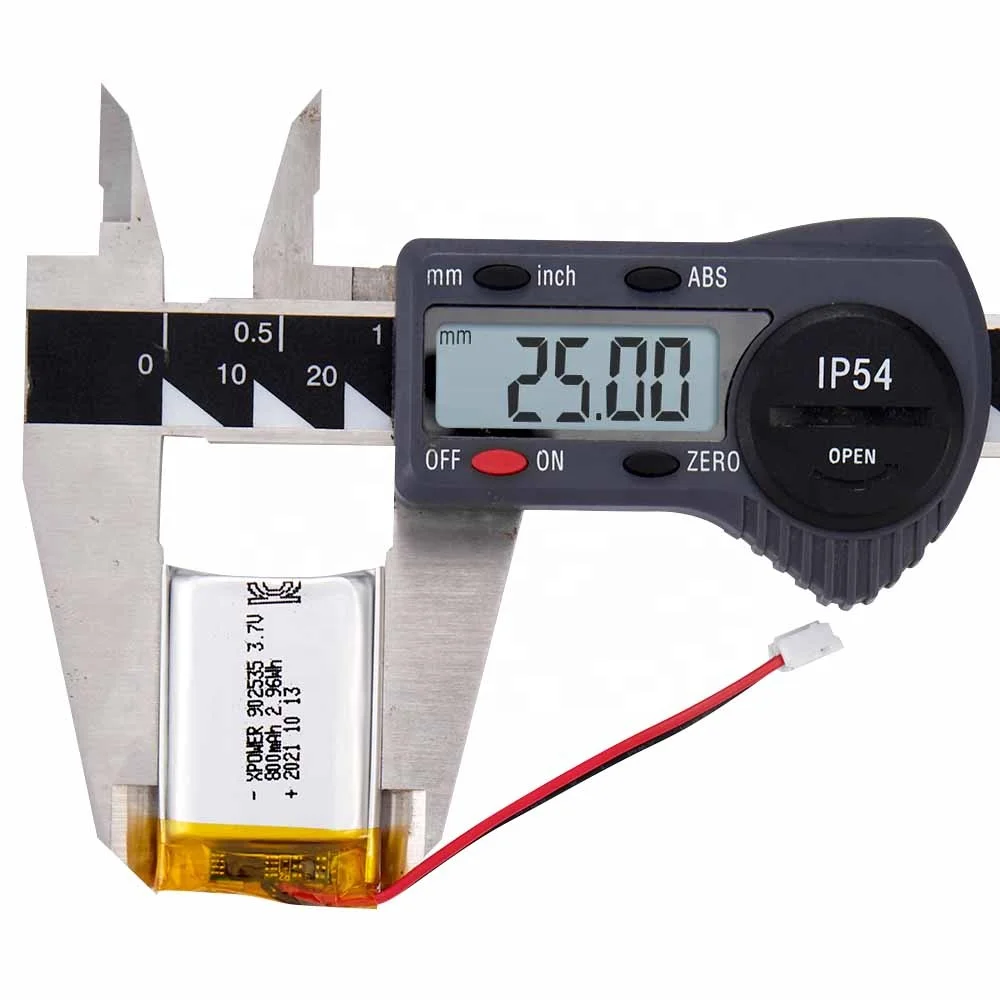 Best Selling Customized Small Pouch 3.7v 800mah Lithium-ion Polymer Battery