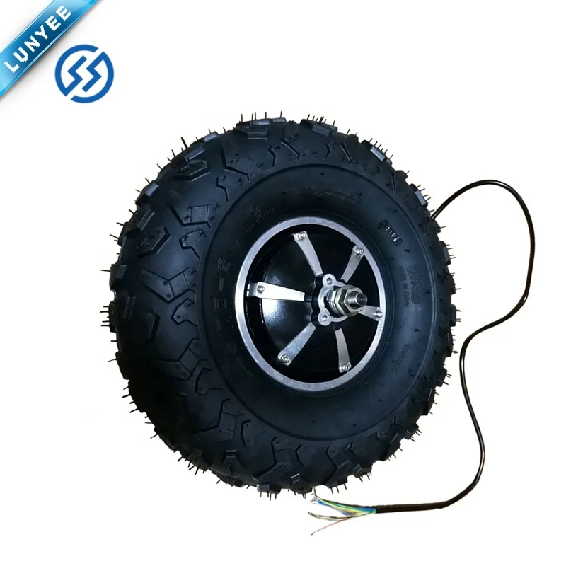 High torque low speed Electric wheelbarrow golf cart 48v 500w Electric 14.5 Inch geared Hub Motor Kit