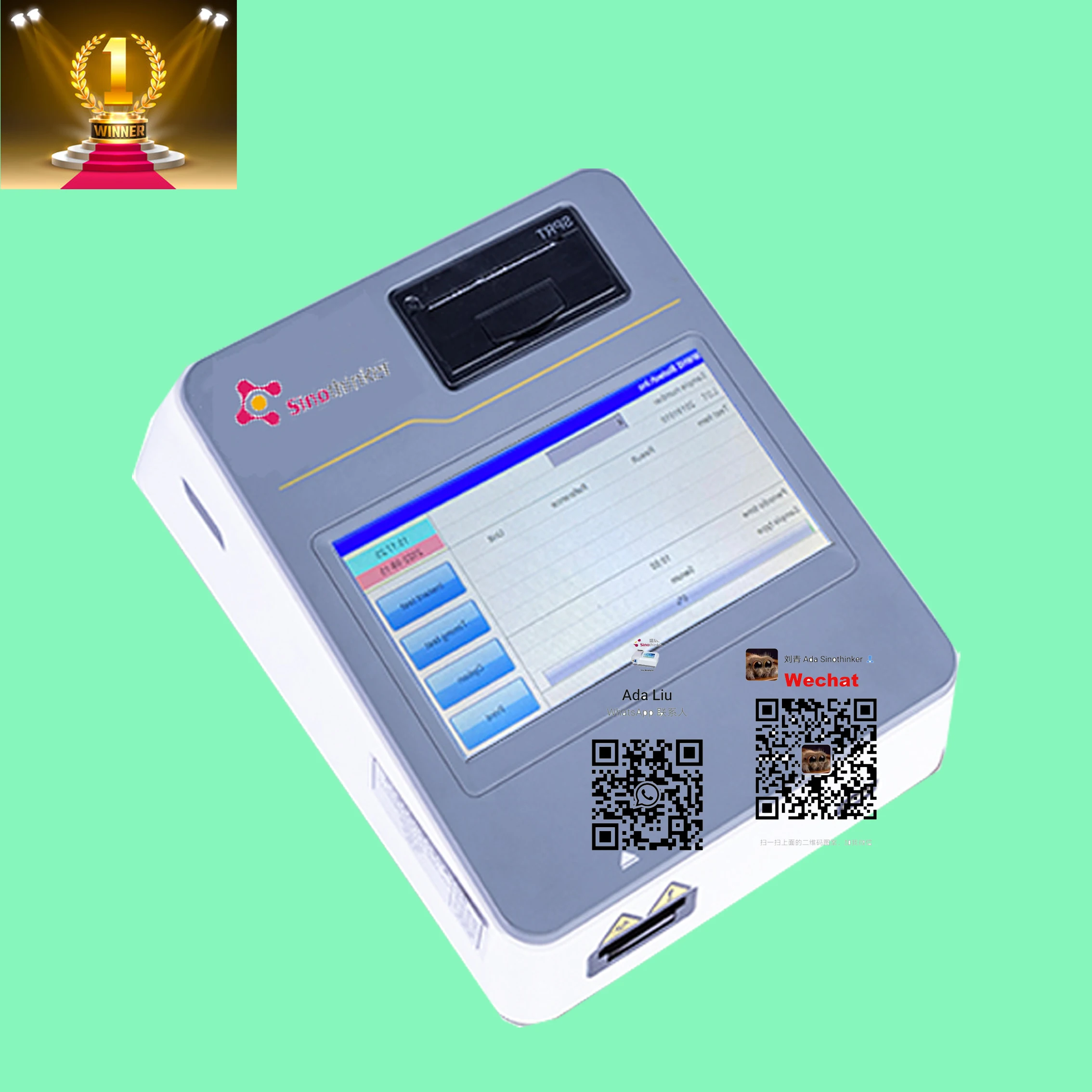 Анализатор гормонов TSH T3 T4 HbA1c POCT иммунофлуоресцентный анализатор