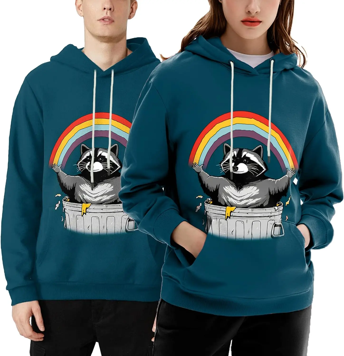 Fitspi Wholesale Custom Unisex 3d Novelty Hoodies Long Sleeve Pullover Sweatshirt For Men Women With Pockets