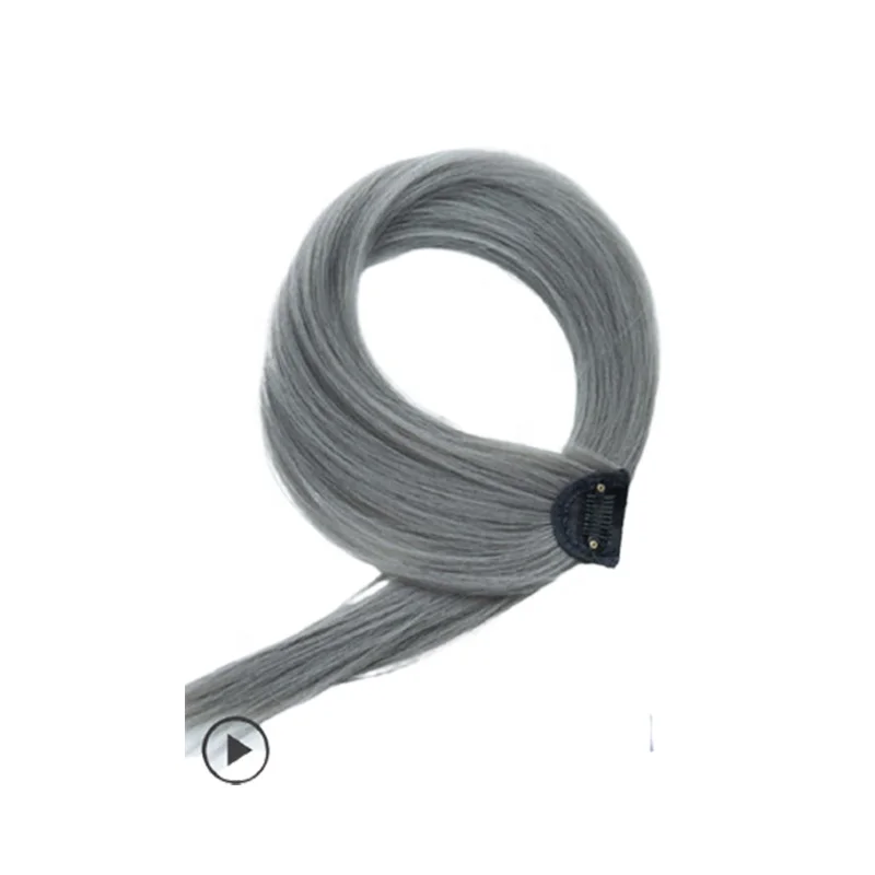 Wholesale Monochrome Wig Human Straight Hair Classic Synthetic Wig for Black Women