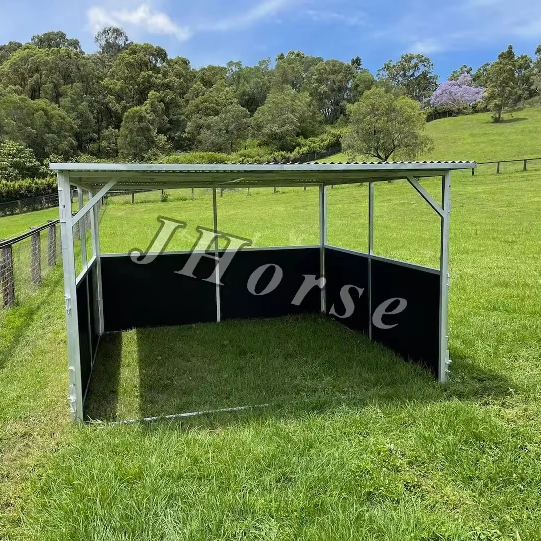 Прямая продажа легко собираемый портативный устойчивый к ультрафиолетовым воздействиям заполняющий навес для лошадей 3 6*3 6 м 4*4