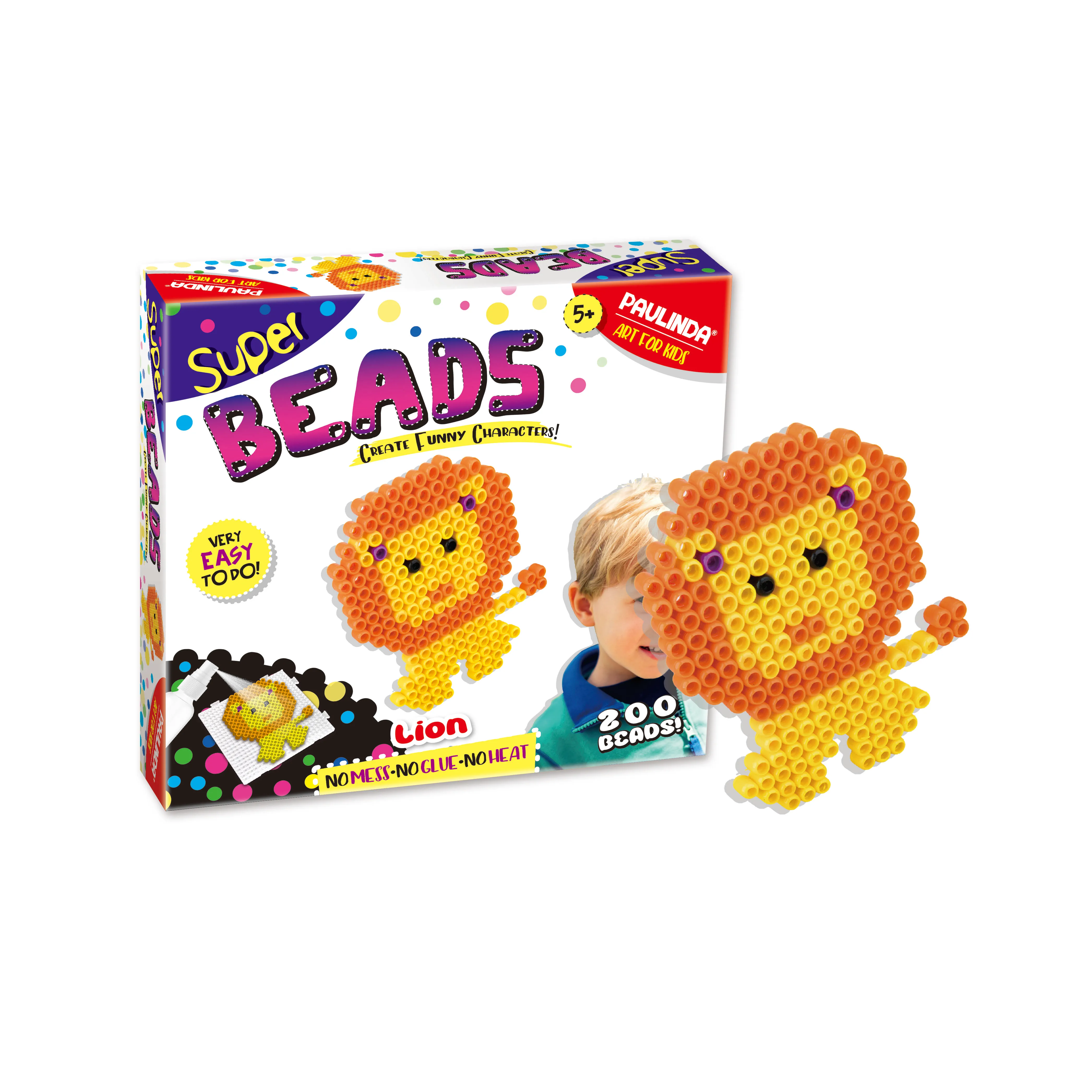 
Fun Project Educational Customized DIY Magic Water Fuse Beads Super Beads Kit with Pegboard 
