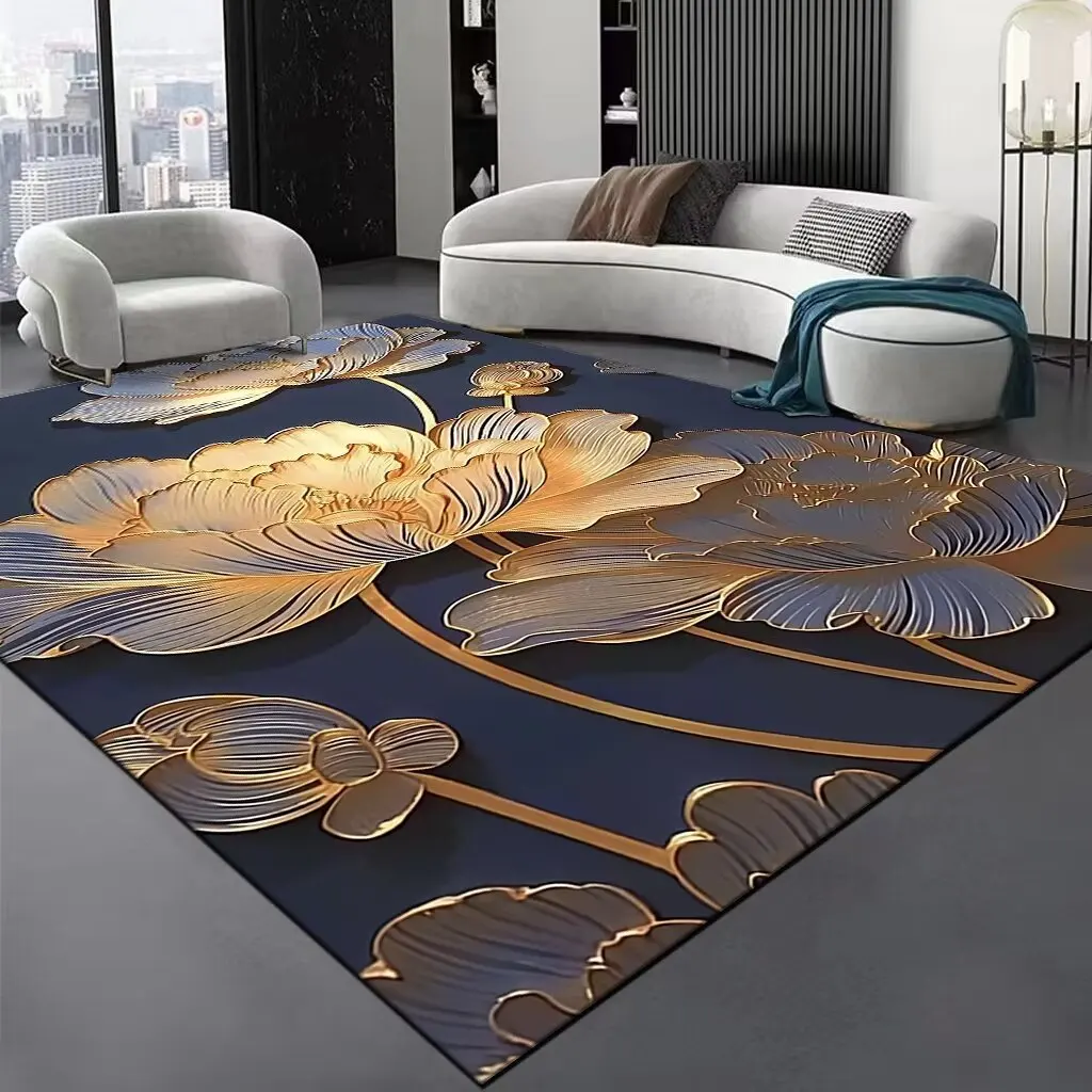 no shrinking no Color fading rugs  Non Shedding moquette mat area rugs large size carpet for living room