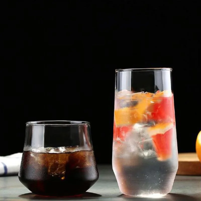 
13oz Heat Resistant High Borosilicate Glass Cup Glass Mug 