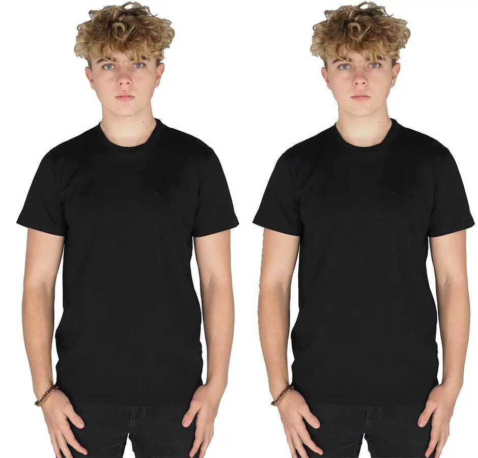 Недорогие футболки без рисунка для взрослых высокое качество 95% хлопок 5% спандекс мягкий материал мужчин