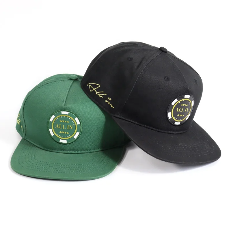 Design 3D Pull Print Custom Logo 5 Panel Snapback Hat