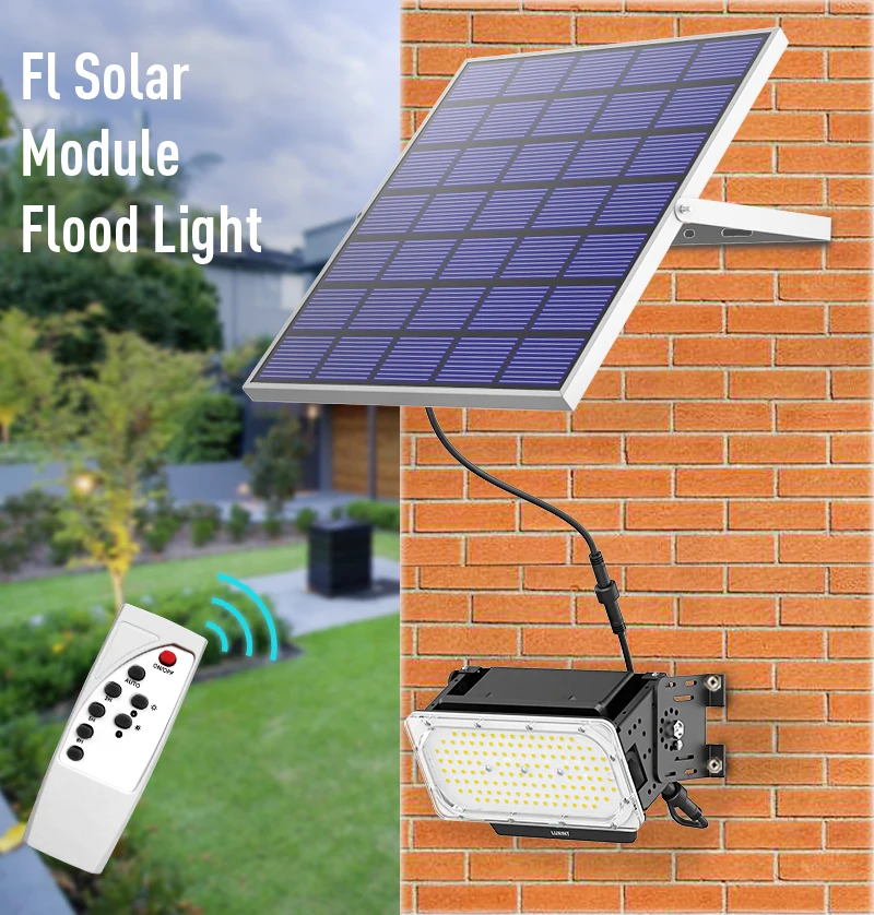 Высокоэффективный IP65 водонепроницаемый наружный 5000 люмен 500 Вт Встроенный все в одном прожекторный Солнечный