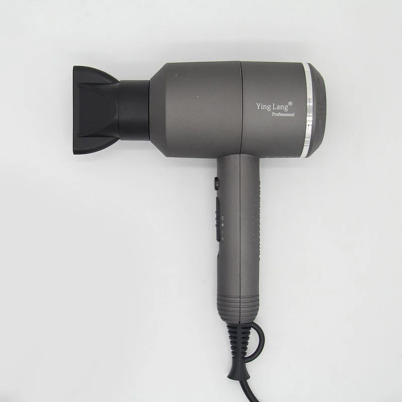 2024 new design professional hair dryer salon AC/DC/BLDC motor 2200W 220V negative IONIC air dryer black color blower dryers