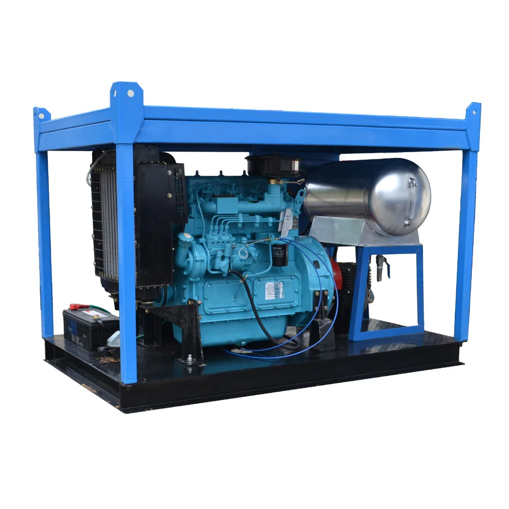 rust remove marine industrial water jet petrol diesel engine 500bar electric power ultra- high pressure cleaner