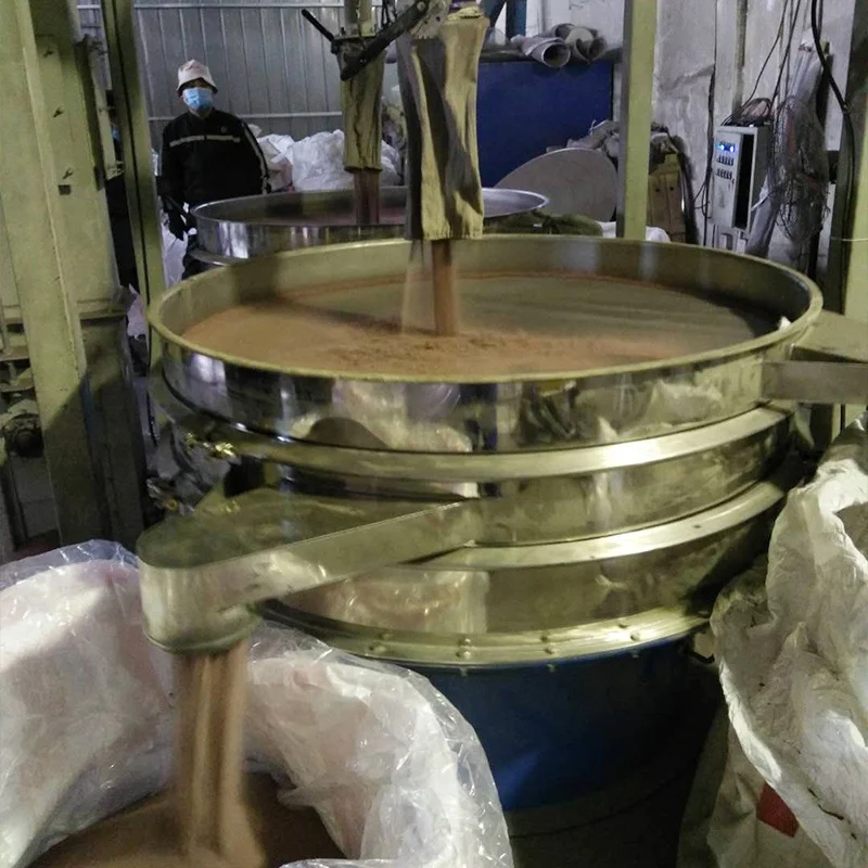 Circular Vibration Separator Beverage Food Fruit Filter Screening Machine Chocolate Soya Milk Vibrating Liquid Sieve for Oil