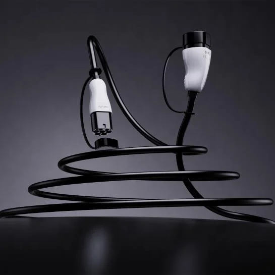 Single Gun Portable 16A Ev Charger Cable Type 2 To Type 2 Plug Ev Side Connector Iec62196 Female Single Phase