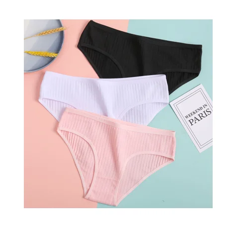 FINETOO new arrival wholesale panties high quality low waist sexy seamless cotton panties