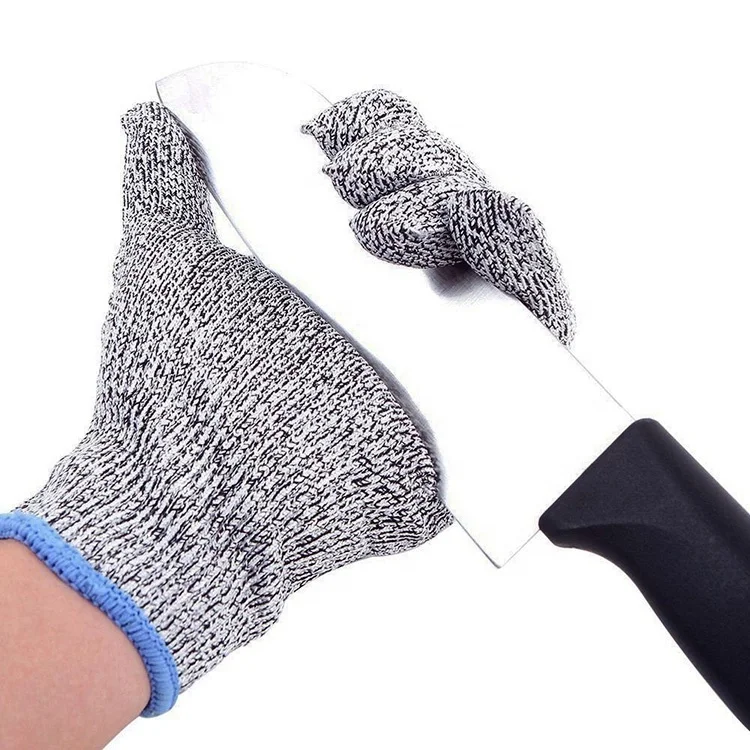 Food Grade Hand Protection Anti Cut Gloves Guantes Anticorte Level 5 Safety Gloves Work For Kitchen Yard Cut Resistant Gloves
