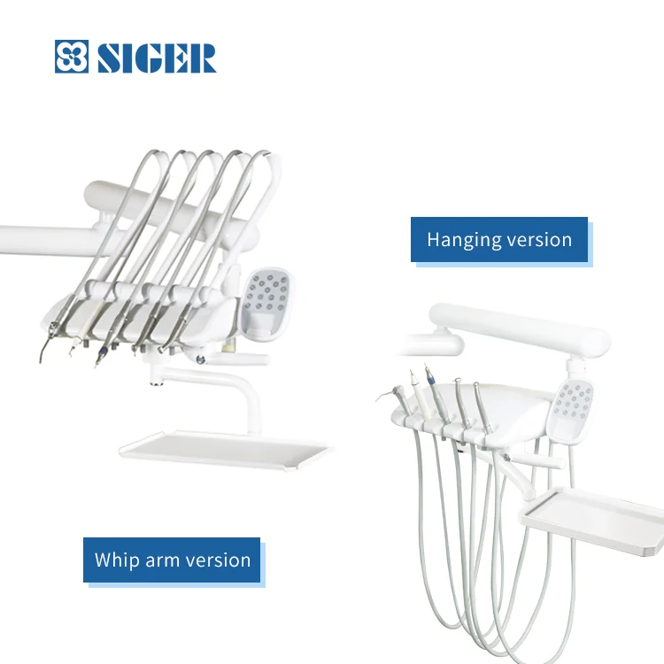 Chinese Siger medical fashion mobile ce approved integral portable dental unit dental chair price dental chair With Led Operate
