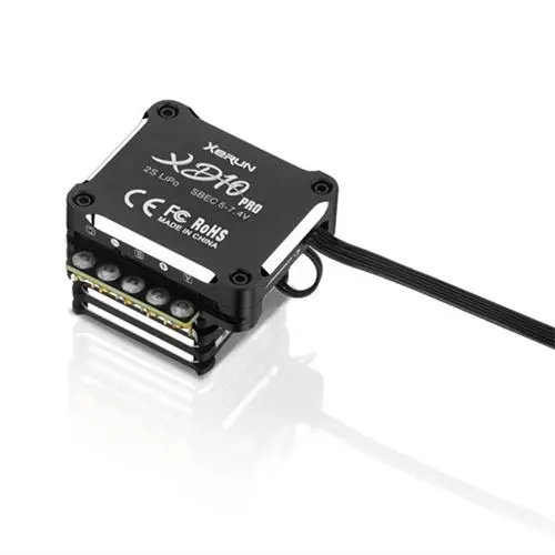 Hobbywing XeRun XD10 PRO 100A/800A сенсорный бесщеточный ESC для RC 1/10 Дрифт автомобиля-фиолетовый