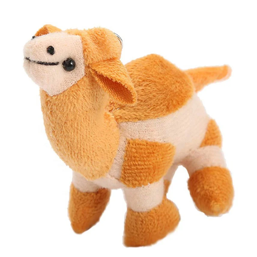 Free sample Eco-friendly fabric free sample 10 Inch Plush Stuffed Camel Animal Doll Soft Hugging Throw Pillow Cushion Gift
