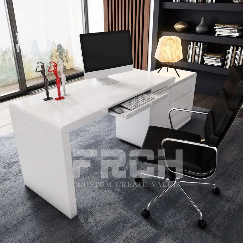 Classic antique ceo office table high quality nordic office table modern computer table desk