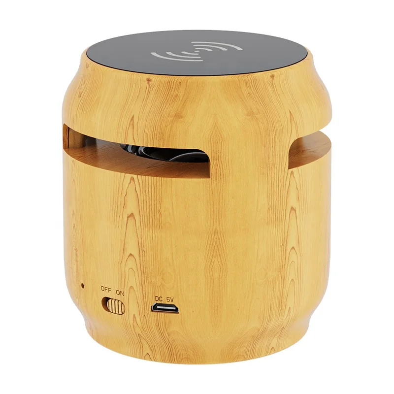 Переносные беспроводные колонки bluetooth enceinte деревянные и зарядное