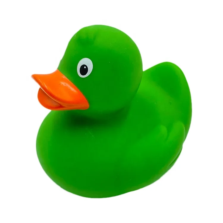 Non-toxic Material Color Duck 100% Natural Rubber Dog Toy, Christmas Custom Dog Tough Rubber Toys For Chewing
