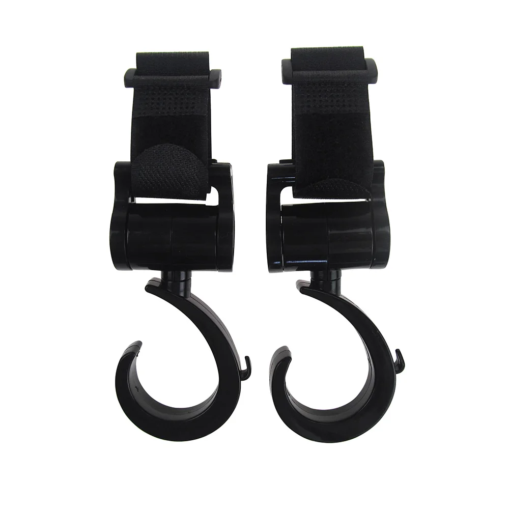 
Stroller Hook - 2 Pack of Multi Purpose Hooks Clip Hanger Great Accessory for Mommy when Jogging, Walking or Shopping 