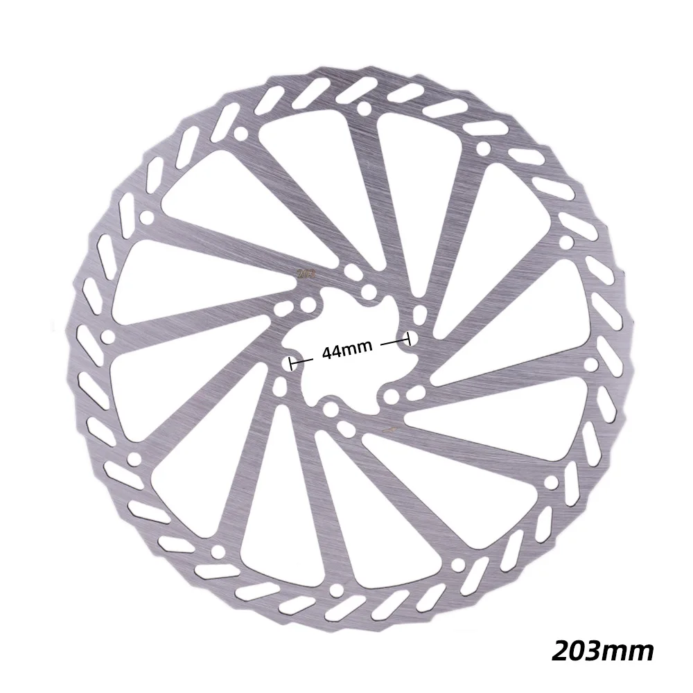 203mm/180mm/160mm/140mm/120mm 6 Inches Stainless Steel Rotor Disc Brake For MTB Mountain Road Cruiser Bike Bicycle Parts