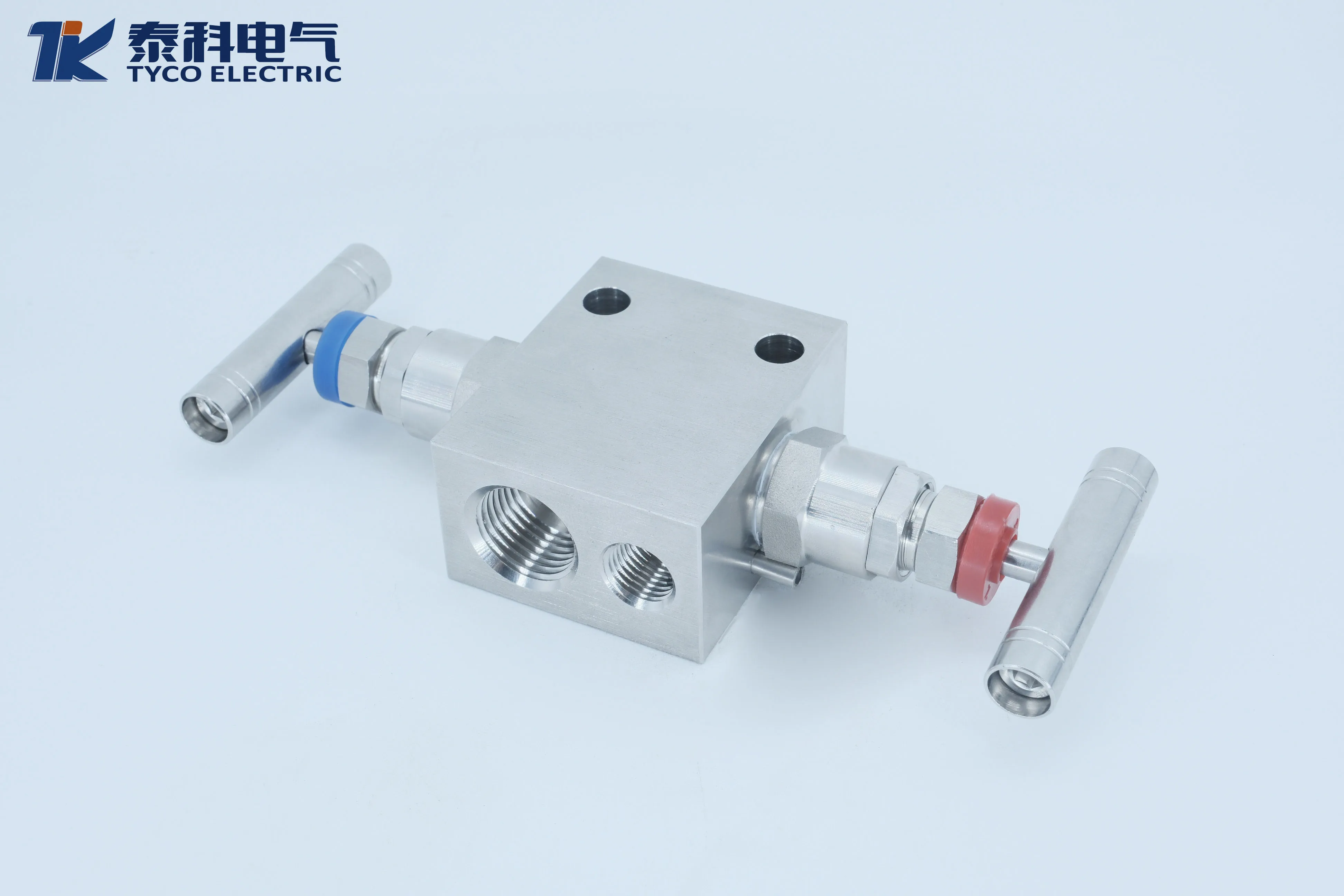 Integrated two valve group pressure gauge pressure transmitter dual valve group EF-3 two valve group with installation hole