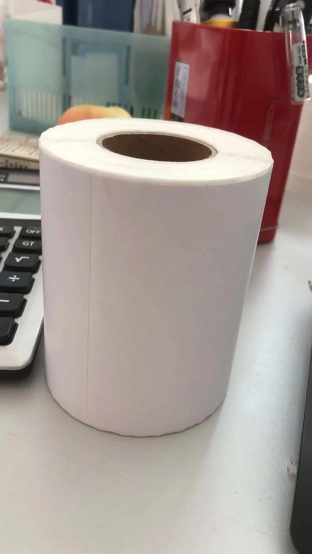 Customized shipping waybill 100*150mm logistics thermal label tickers waterproof scratch-off custom thermal label rolls