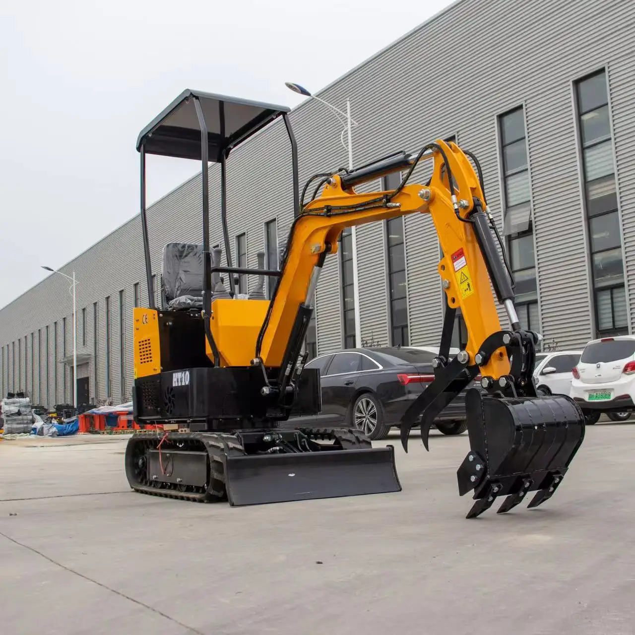 Durabler Best Price 0.8 Ton Mini Excavator Hydraulic Agricultural Digger For Sale Mini Excavator 1 Ton  Mini Bager Free Shipping