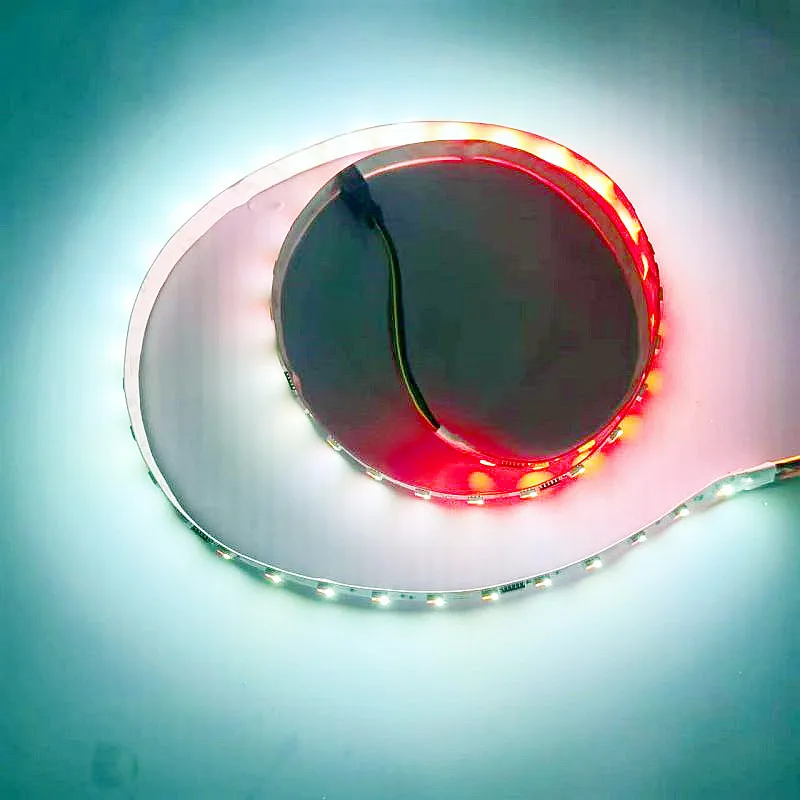 DC24V 60 led ws2814 IC dual signal wire  signal break continuous 5050 RGBW rgbww 2 wire digital 6500K 3000K rgbcw led strip