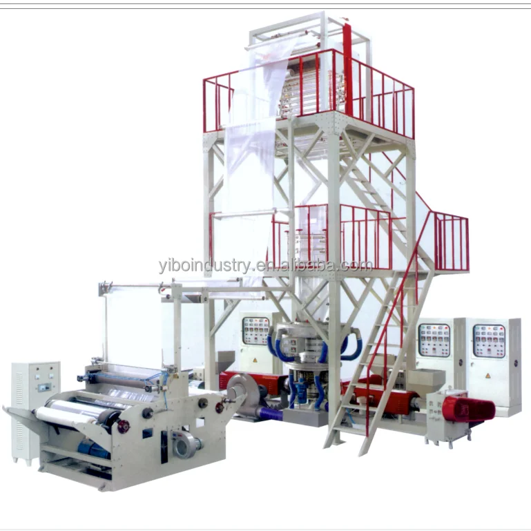 Poly pe garbage bags t-shirt bags film machine  Extruder extrusion  blown film line