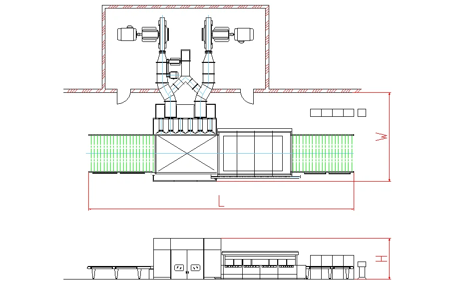 TANPU PG3020TD glass tempering machine industrial security glass manufacturing processing Tempering Machine