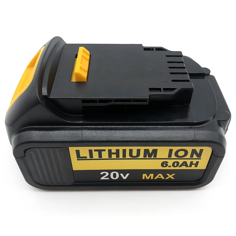 18v 20v 3ah 4ah 5ah 6ah lithium ion battery pack replacement for dewalts cordless drill combo kit DCB200 DCB202 DCB203 DCB204