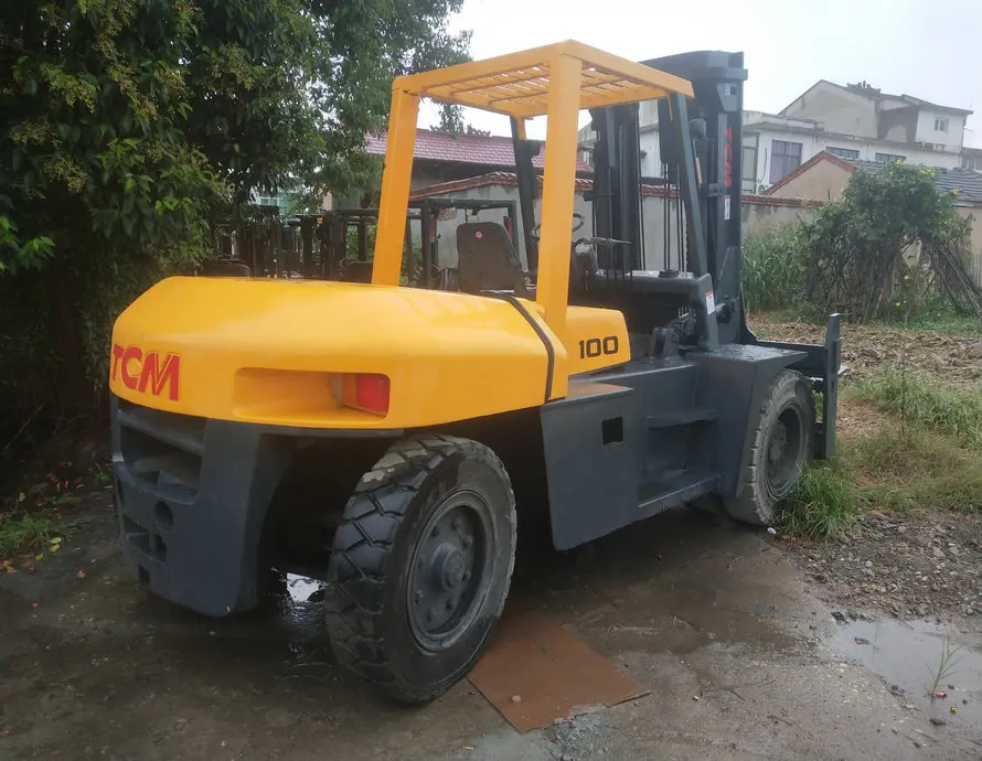 10 ton forklift  original Japan FD100Z8 used Diesel forklift for sale