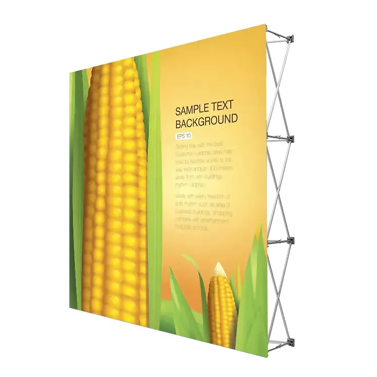 Aluminum Pop Up Stand Backdrop 10ft*10ft Backdrop Display Pop Up Display Stand Pop Up Straight Display Stand