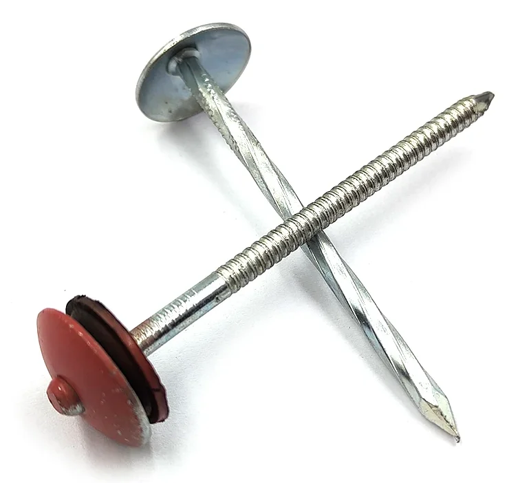 Galvanized Concrete nail roofing nails with umbrella head for steel sheet