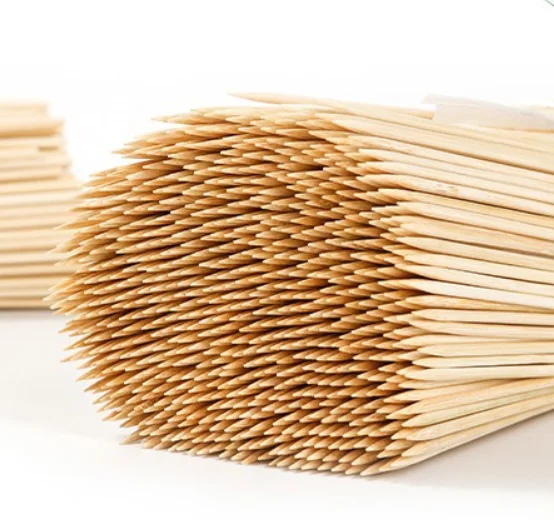 Wholesale Bamboo Sticks BBQ Skewers Round Bamboo Sticks