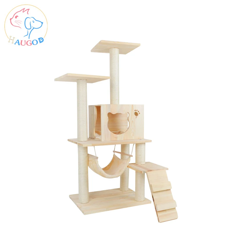 
pet tree scratch castle kitty cheap cat houses villa nest mushroom cat tree in interactive toys 