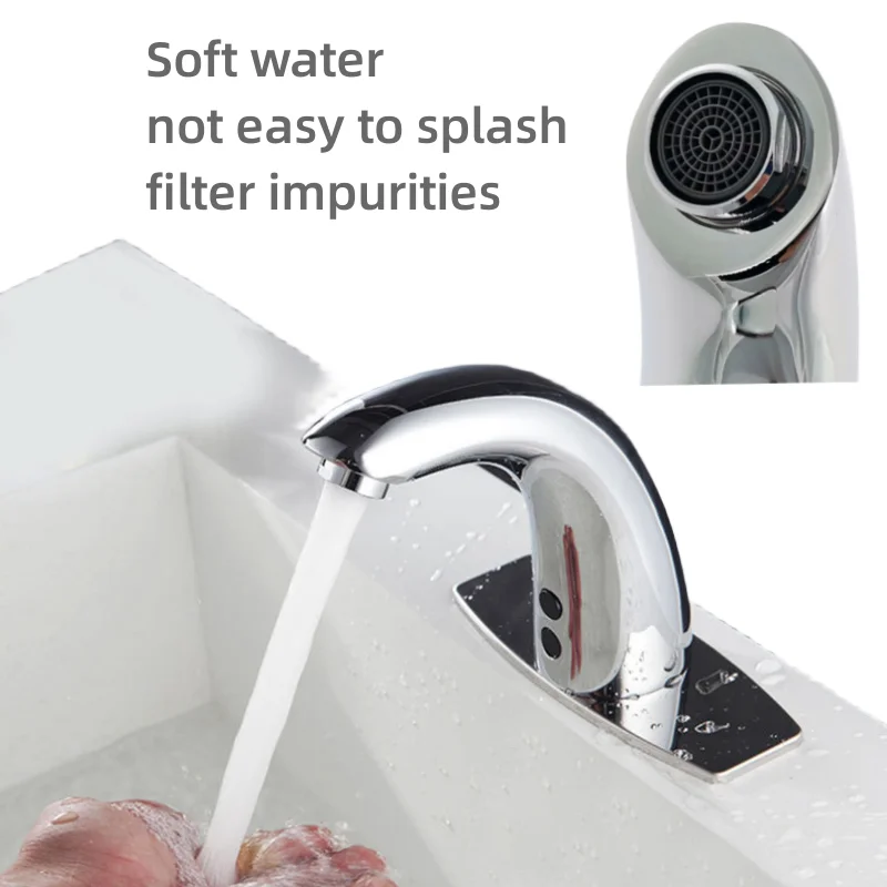Ares Idealex Wall Mount Ware Hot and Cold Brass sensor faucet