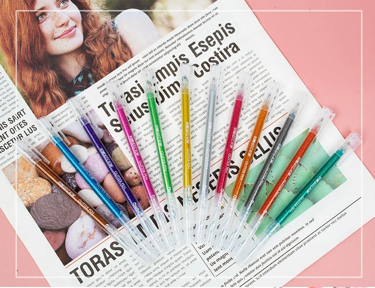 2022 Promotion and Gel Pen  0.7mm 60/100 Multicolor Gel Pen Art Set Can Monochrome and multicolor options