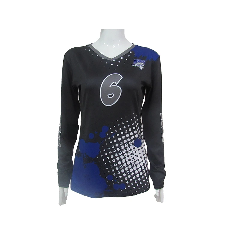 2020 custom high quality volleyball shirts with all kinds of sleeve length