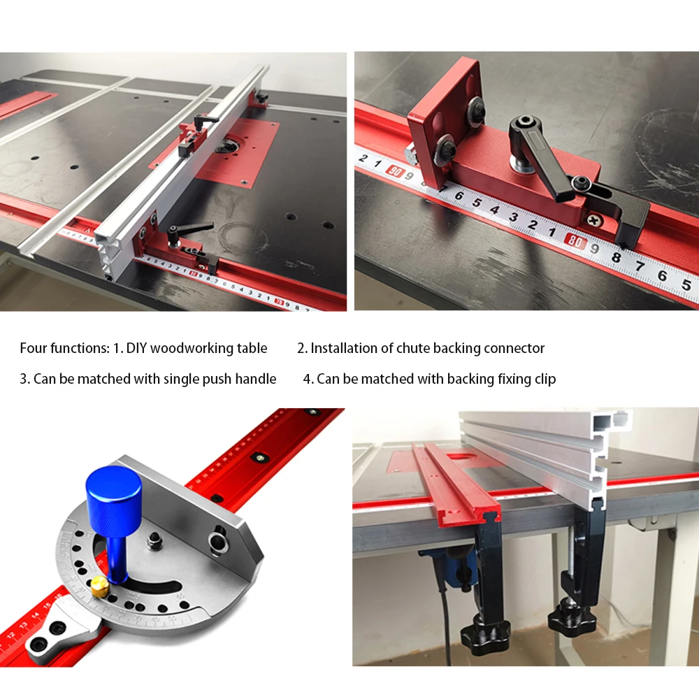 JDSR 45 Type T-slot Miter Track Jig Fixture Slot Aluminium  Miter Track Woodworking Tool For Workbench Router Table